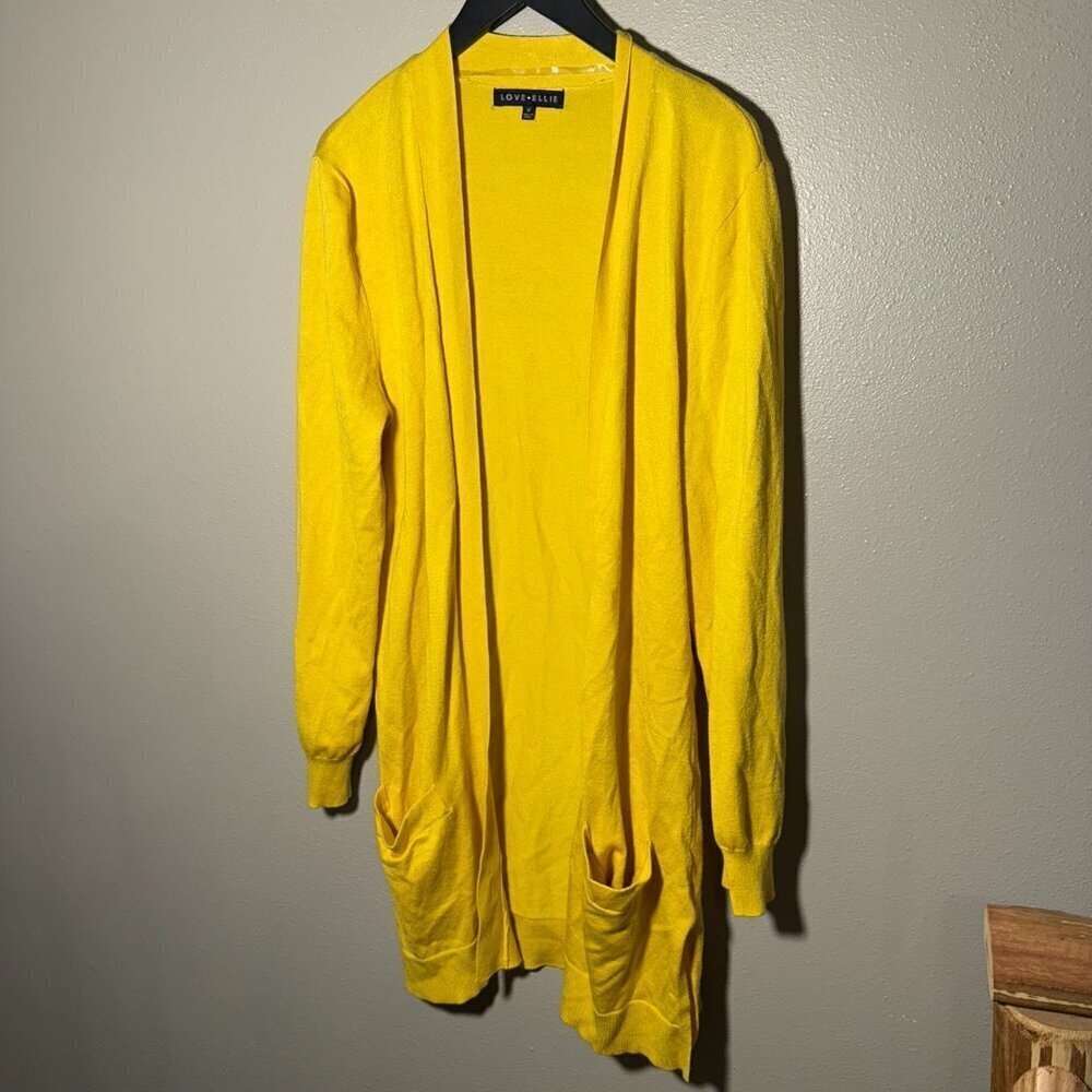 Love Ellie Ailisa Open Cardigan - Yellow